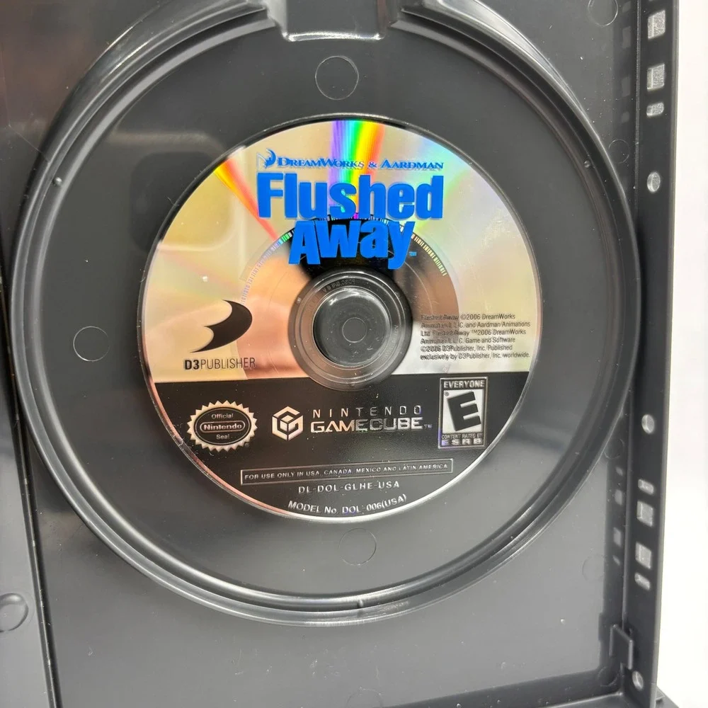 Flushed Away‎ Nintendo GameCube GCN Movie Gallery Rental Case DL-DOL-GLHE-USA